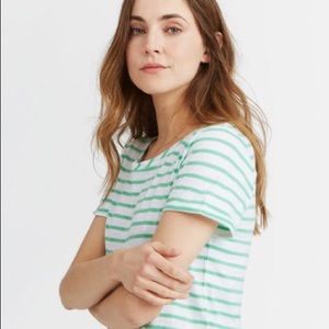 Joules Nessa Jersey T Shirt in Mint